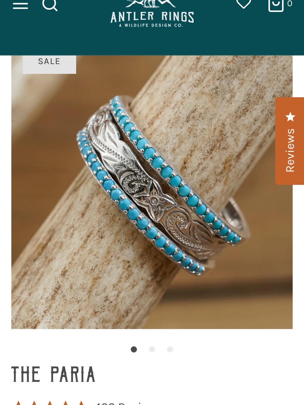 Antler Rings Stack - Picture 3 of 3